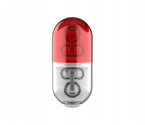 Moondrop Pill red AI ENC HI-FI Bluetooth - 1474175 - zdjęcie 2